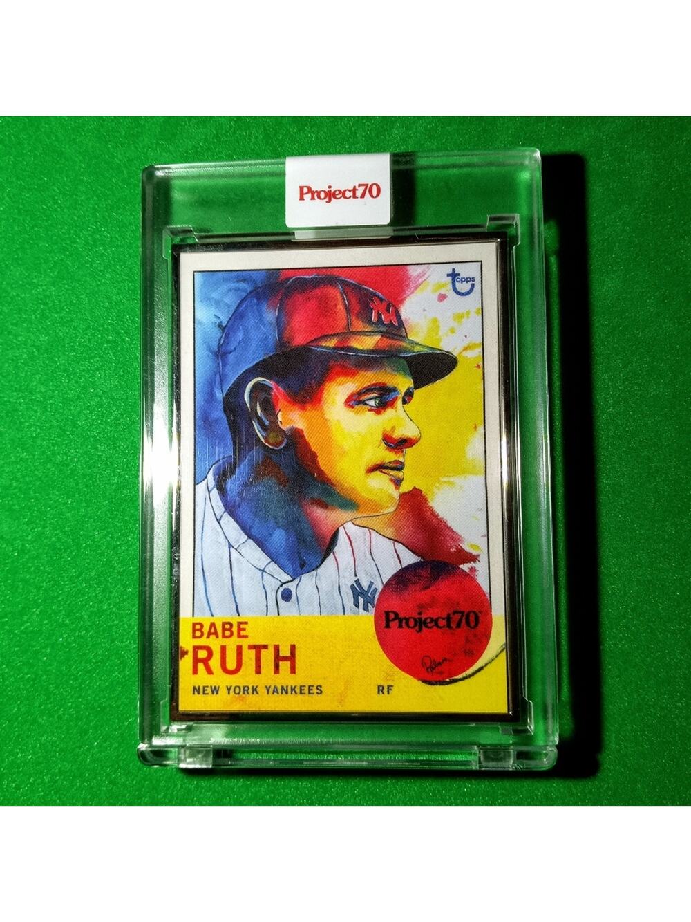 Topps Project 70 Artist Proof Babe Ruth by Brittney Palmer SSP 31 of 51 produced